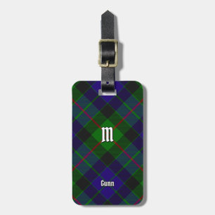 Étiquette À Bagage Balise Clan Gunn Tartan Luggan