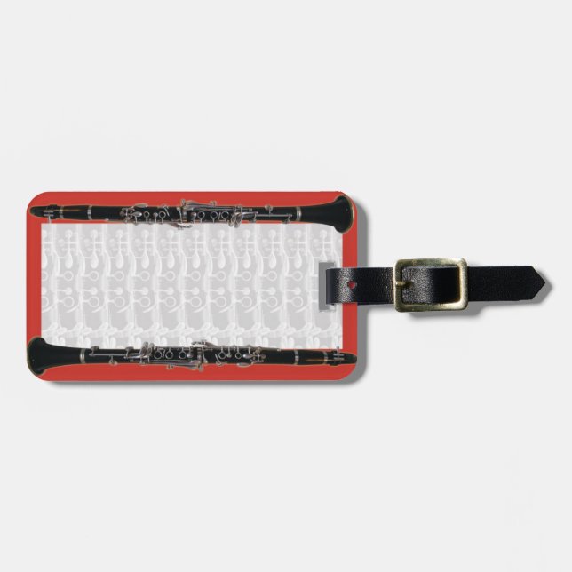 Étiquette À Bagage Balise Coque Clarinet (Devant horizontal)