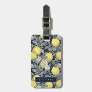 Étiquette À Bagage Balise de bagage au citron