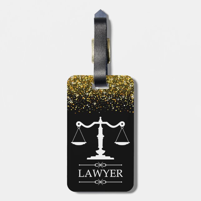 Étiquette À Bagage Balise de bagage avec texte sur l'envers (Dos Vertical)