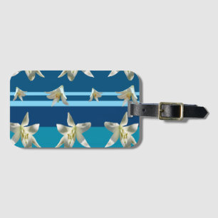 Étiquette À Bagage Balise de bagage bleu avec fente Carte de visite