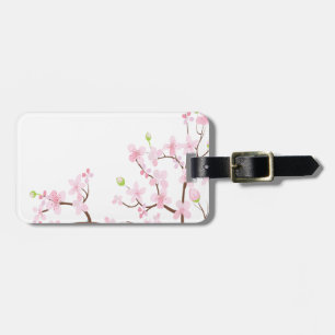 Étiquette À Bagage Balise de bagage Cherry Blossom avec bracelet en c