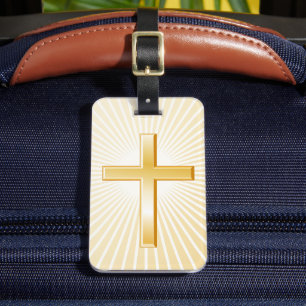 Étiquette À Bagage Balise de bagage Christian Cross