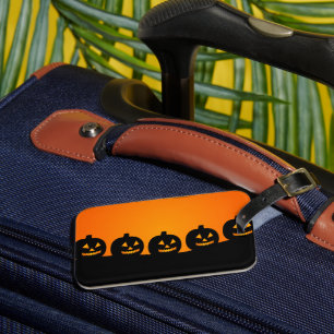 Étiquette À Bagage Balise de bagage citrouille