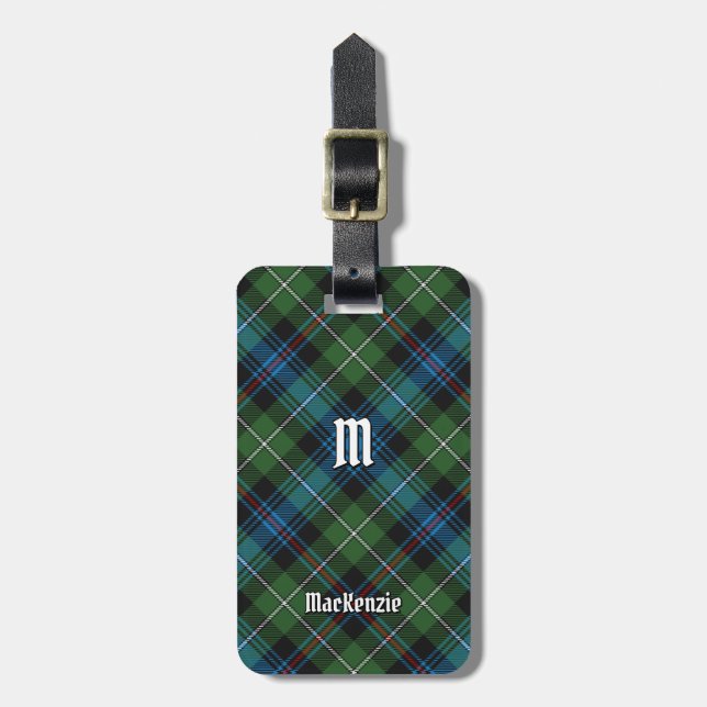 Étiquette À Bagage Balise de bagage Clan MacKenzie Tartan (Devant Vertical)