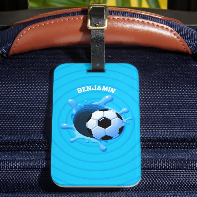 Étiquette À Bagage Balise de bagage de balle de soccer personnalisée (Insitu Rectoal 2)