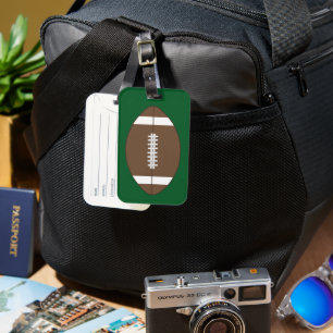 Étiquette À Bagage Balise de bagage de football