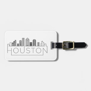 Étiquette À Bagage Balise de bagage de Houston, Texas Skyline