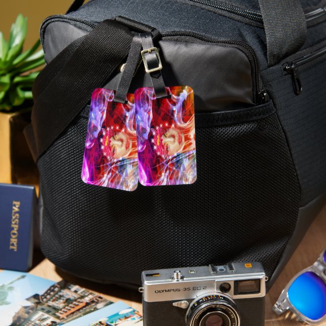 Étiquette À Bagage Balise de bagage d'évolution (Recto & Verso)