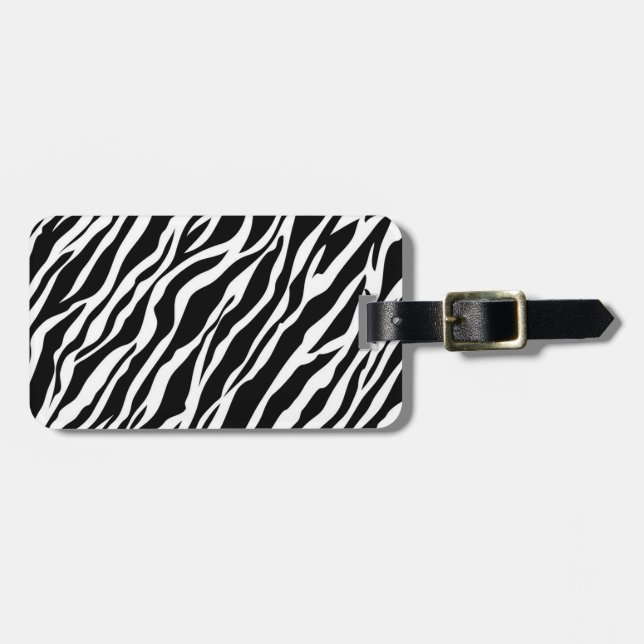 Étiquette À Bagage Balise de bagage d'impression Zebra (Devant horizontal)
