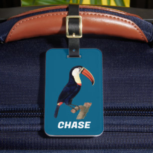 Étiquette À Bagage Balise de bagage d'oiseaux