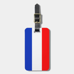 Étiquette À Bagage Balise de bagage drapeau français