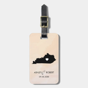 Étiquette À Bagage Balise de bagage du Mariage de la carte du Kentuck