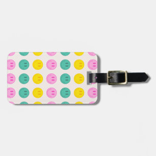 Étiquette À Bagage Balise de bagage Emoji sourire coloré