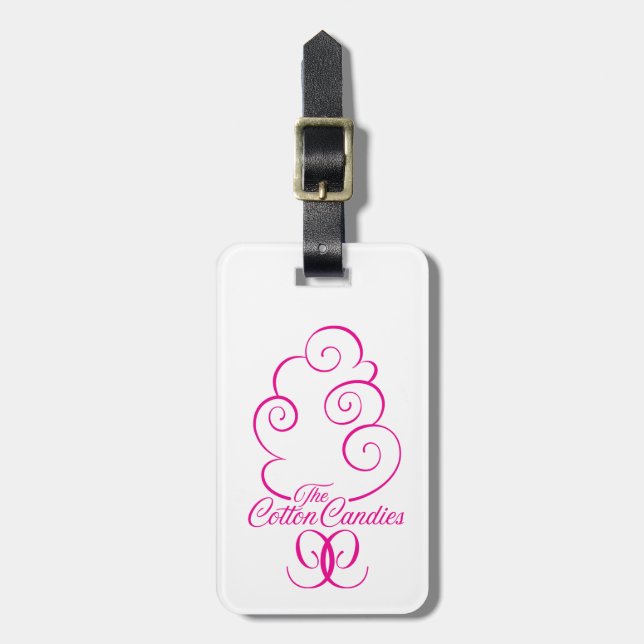Étiquette À Bagage Balise de bagage en acrylique Logo CC (Devant Vertical)