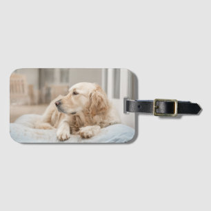 Étiquette À Bagage Balise de bagage Golden Retriever