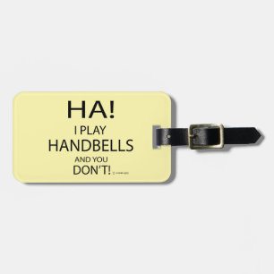 Étiquette À Bagage Balise de bagage Ha Handbells