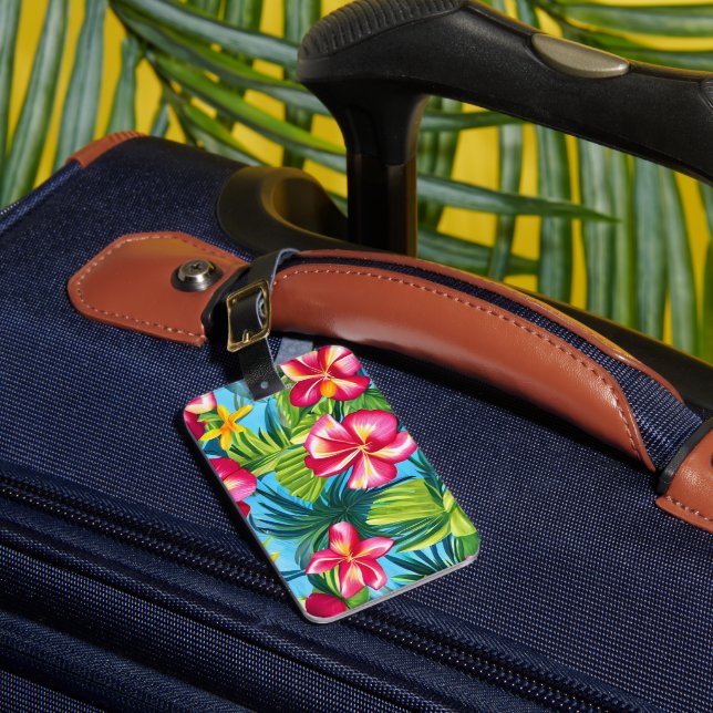 Étiquette À Bagage Balise de bagage hawaïenne tropicale (Insitu Rectoal 1)