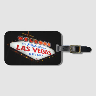 Étiquette À Bagage Balise de bagage Las Vegas avec fente Carte de vis