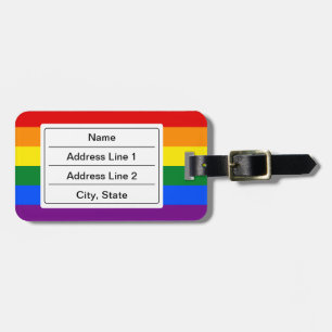 Étiquette À Bagage Balise de bagage LGBT Rainbow Pride drapeau