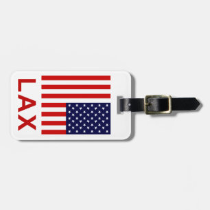 Étiquette À Bagage Balise de bagage Los Angeles LAX Ajouter vos coord