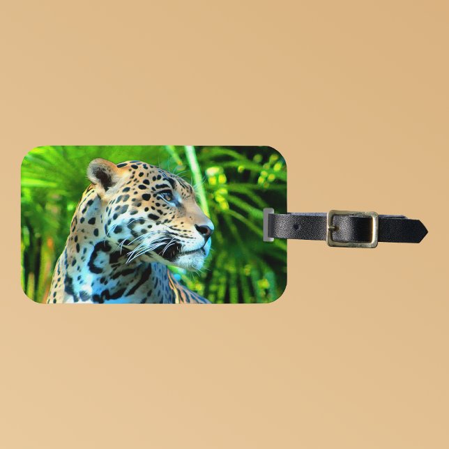 Étiquette À Bagage Balise de bagage Majestic Jaguar - Séries faunique (Créateur téléchargé)