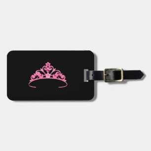 Étiquette À Bagage Balise de bagage Miss America Pink Tiara