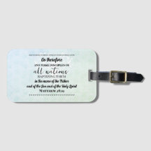 Balise de bagage mission voyage vers la bible