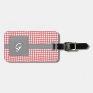 Étiquette À Bagage Balise de bagage monographique personnalisée