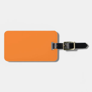 Étiquette À Bagage Balise de bagage orange à deux tons