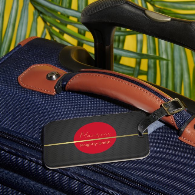 Étiquette À Bagage Balise de bagage personnalisée (Insitu Rectoal 3)