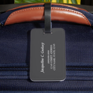 Étiquette À Bagage Balise de bagage personnalisée avec personnalisati