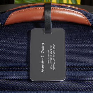 Étiquette À Bagage Balise de bagage personnalisée avec personnalisati