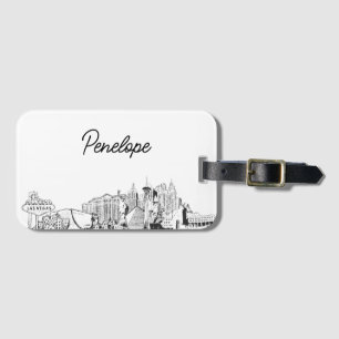 Étiquette À Bagage Balise de bagage personnalisée pour le mariage de 