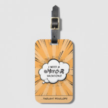 Balise de bagage personnalisées pour la bande dess
