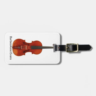 Étiquette À Bagage Balise de bagage Personnaliser le violon