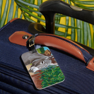 Étiquette À Bagage Balise de bagage pour âne de vignoble