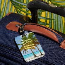 Balise de bagage pour plage tropicale