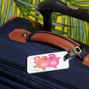 Étiquette À Bagage Balise de bagage pour roulettes de dessin mignonne
