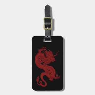 Étiquette À Bagage Balise de bagage Red Dragon Pendragon personnalisé