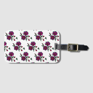 Étiquette À Bagage Balise de bagage rose cerise
