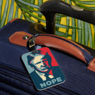 Étiquette À Bagage Balise de bagage Trump Nope