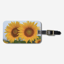 Balise de bagage Twin Sunflower