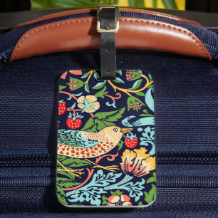 Étiquette À Bagage Balise de bagage William Morris Strawberry Thief
