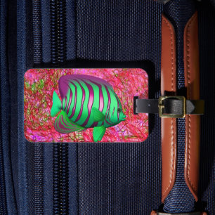 Étiquette À Bagage Balise de bagages de poisson