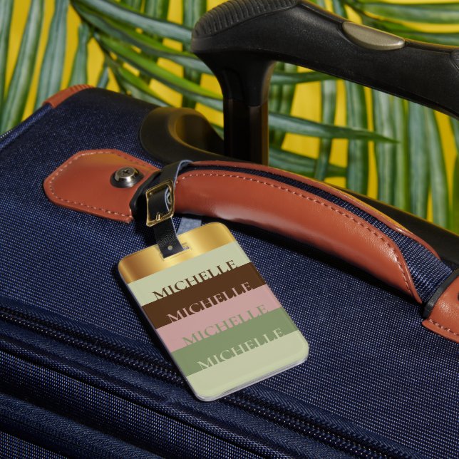 Étiquette À Bagage Balise de bagages de voyage personnalisées (Insitu Rectoal 1)