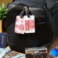 Balise de bagages Peony personnalisée Mama Voyage
