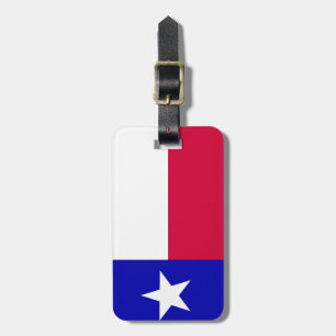 Étiquette À Bagage BALISE DE BAGAGES PERSONNALISÉE DU Drapeau Texas