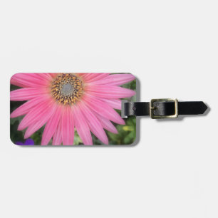 Étiquette À Bagage Balise de langue rose Gerbera Daisy