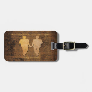 Étiquette À Bagage Balise de remise pour Mariage gay